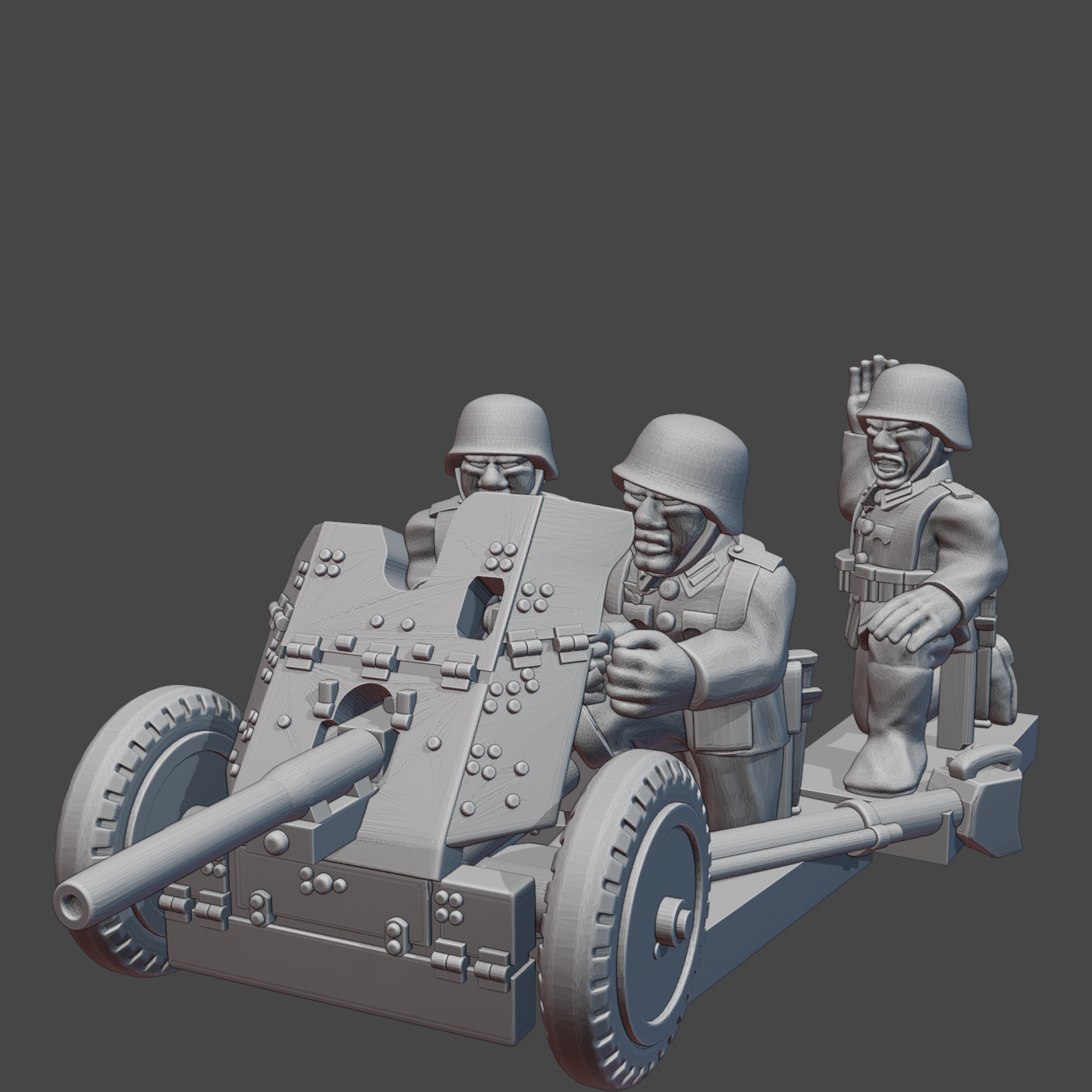 German WW2 PaK 35/36 AT Gun WWII-AR-DE-1
